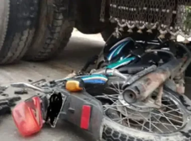 motorcycle accident in Baldia Raees Goth