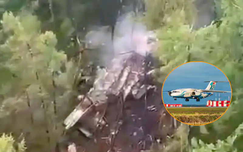 plane crash in Russia’s Amur region
