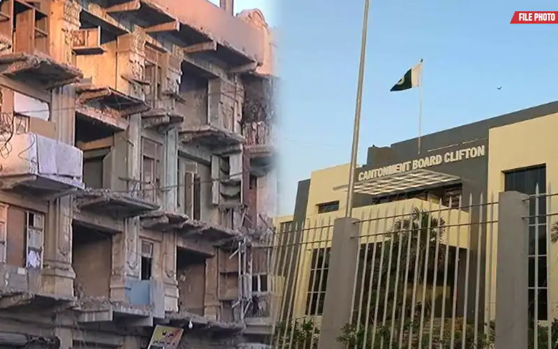Unsafe buildings in Karachi