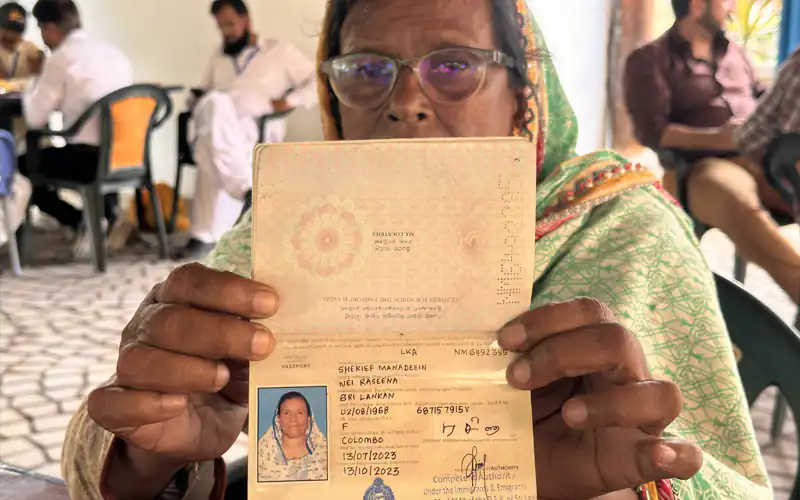 Sri Lankan woman stuck in Pakistan