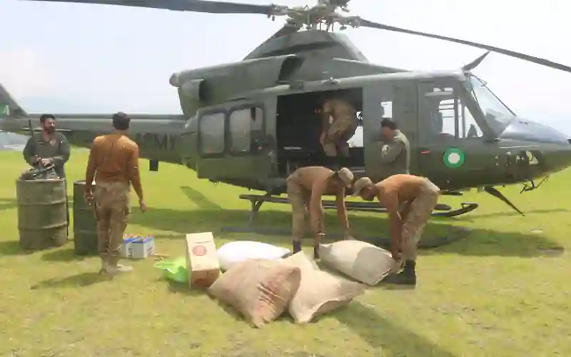 Pakistan Flood hit areas