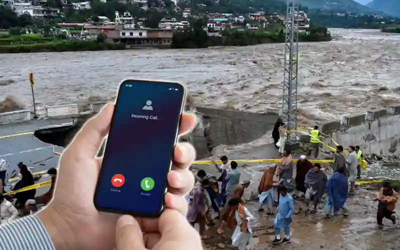 free calls in flood-affected areas