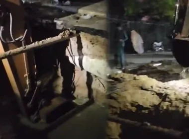 Karachi sewer line repair