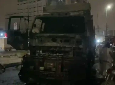 Karachi dumper accident