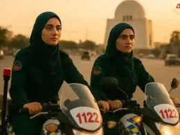 Women bike ambulance squad Sindh