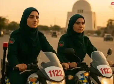 Women bike ambulance squad Sindh