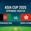 Afghanistan vs Hong Kong live Asia Cup 2025