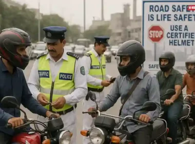 Karachi traffic rules for motorcyclists 2025