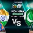 India vs Pakistan Asia Cup 2025