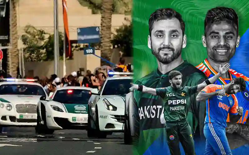 Dubai Police warning Asia Cup fans