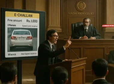 Karachi e-challan system challenge