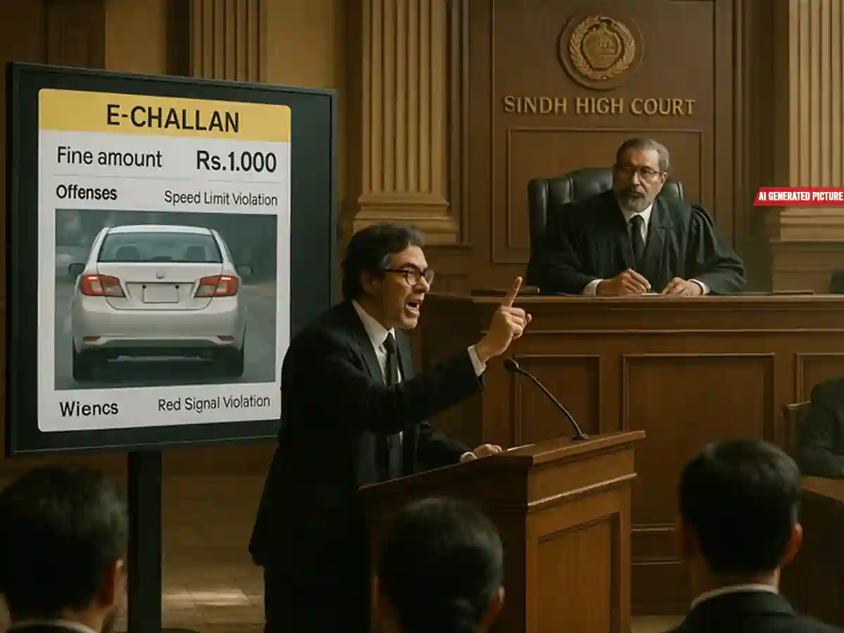 Karachi e-challan system challenge