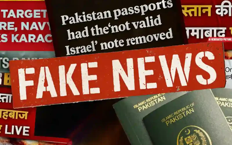 Pakistan passport Israel clause