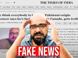 Junaid Akram Indian media fake news