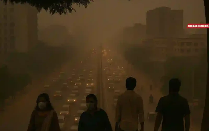 Karachi air pollution levels