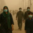 Karachi air pollution levels