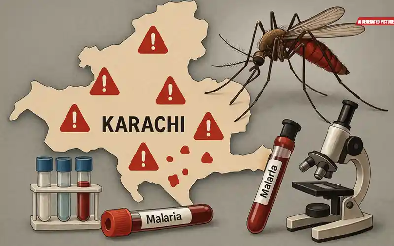 Karachi malaria cases 2025