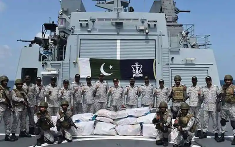 Pakistan Navy drug seizure in Arabian Sea