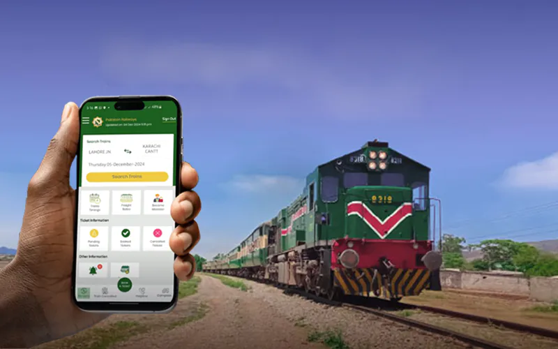 Book railway ticket online