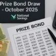 Rs 750 prize bond draw results