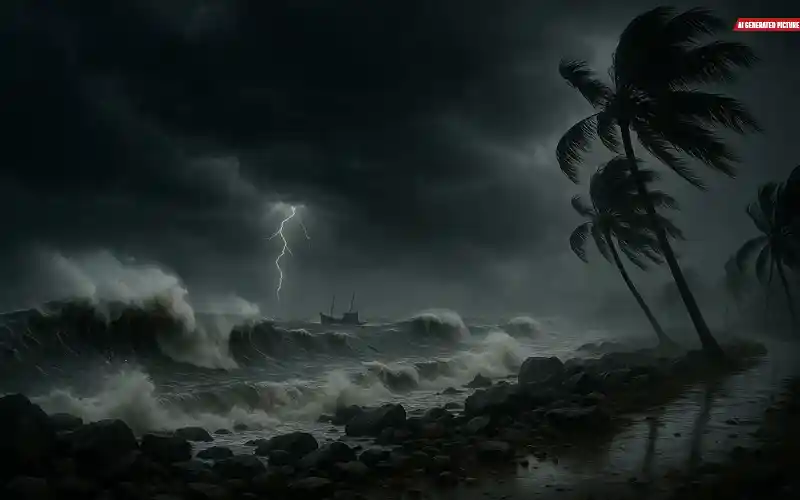 Cyclonic Storm Shakti Karachi