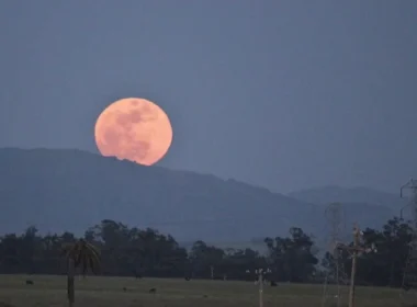 Supermoon in Pakistan