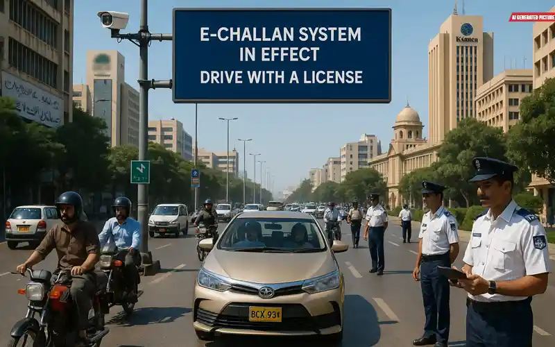 e-challan in Karachi
