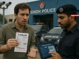 e-challan system errors Karachi