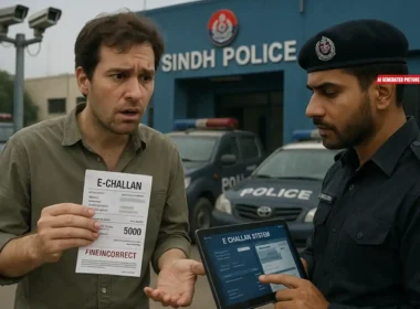 e-challan system errors Karachi