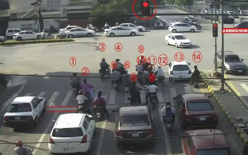 Karachi e-challan system fines