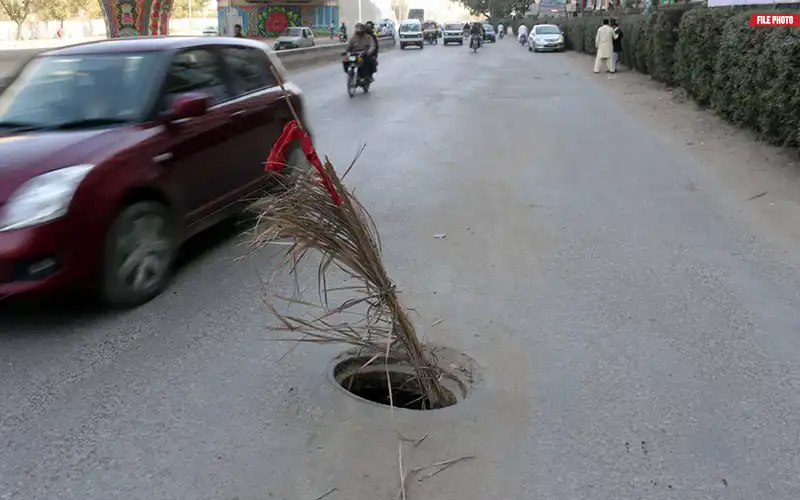 Karachi manholes complaint