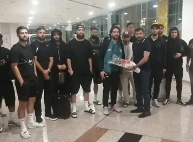 Afghanistan national football team arrival
