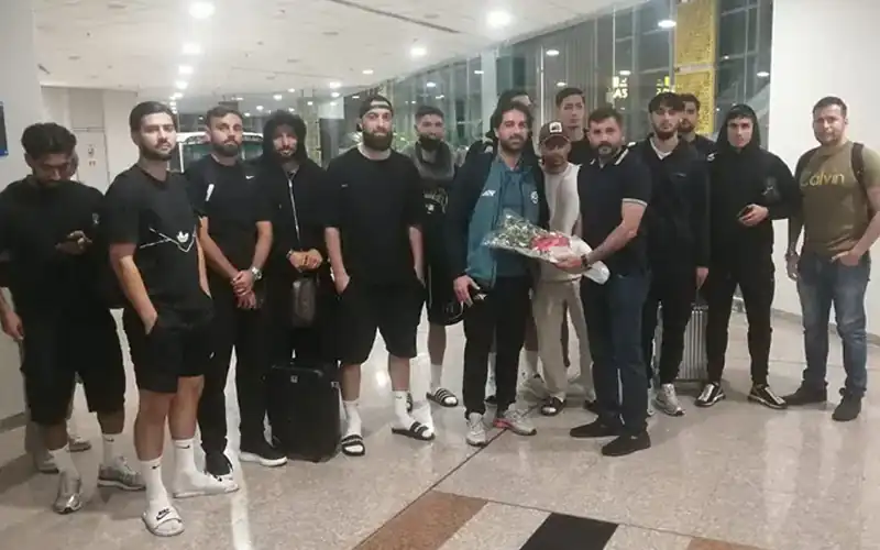 Afghanistan national football team arrival