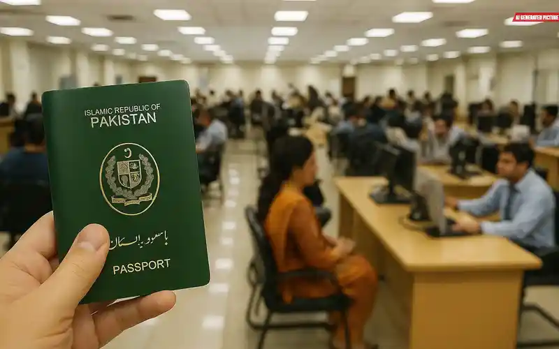 Pakistani passport fees 2025