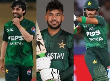 Abrar Ahmed, Usman Khan and Saim Ayub in BPL