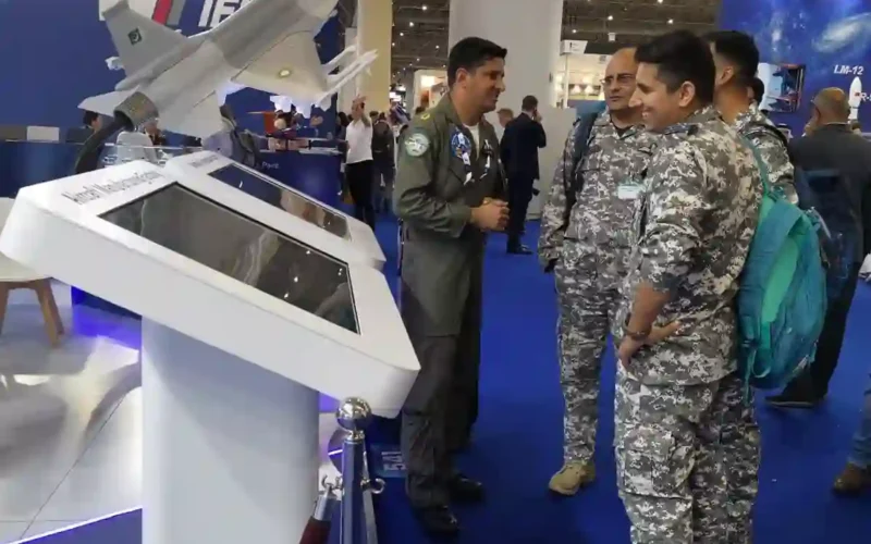 Indian Air Force visit Pakistan pavilion at Dubai Airshow