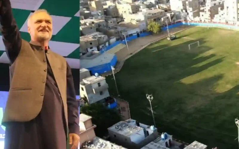 Hafiz Naeem inaugurates Muhammadi Ground