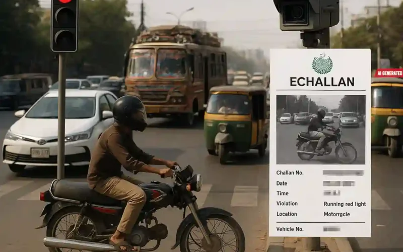 Karachi e-challan in October
