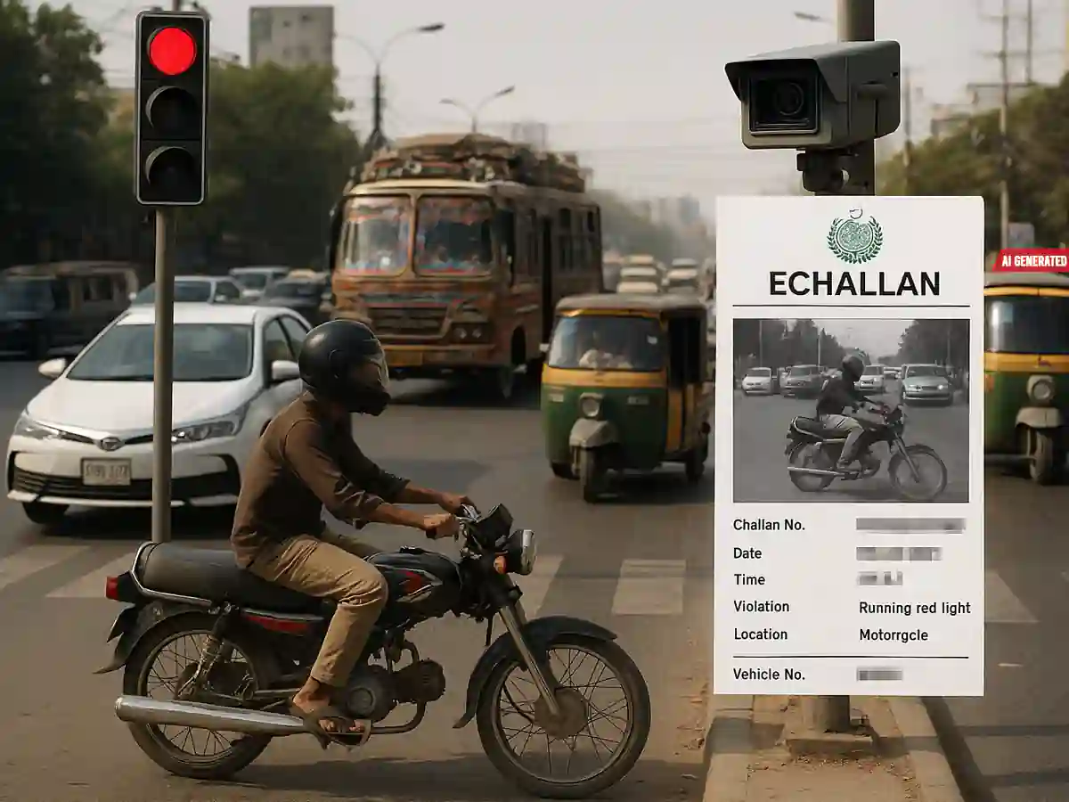 Karachi e-challan in October