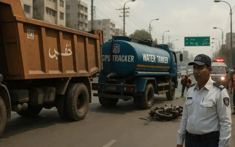 Karachi traffic police heavy vehicle rules