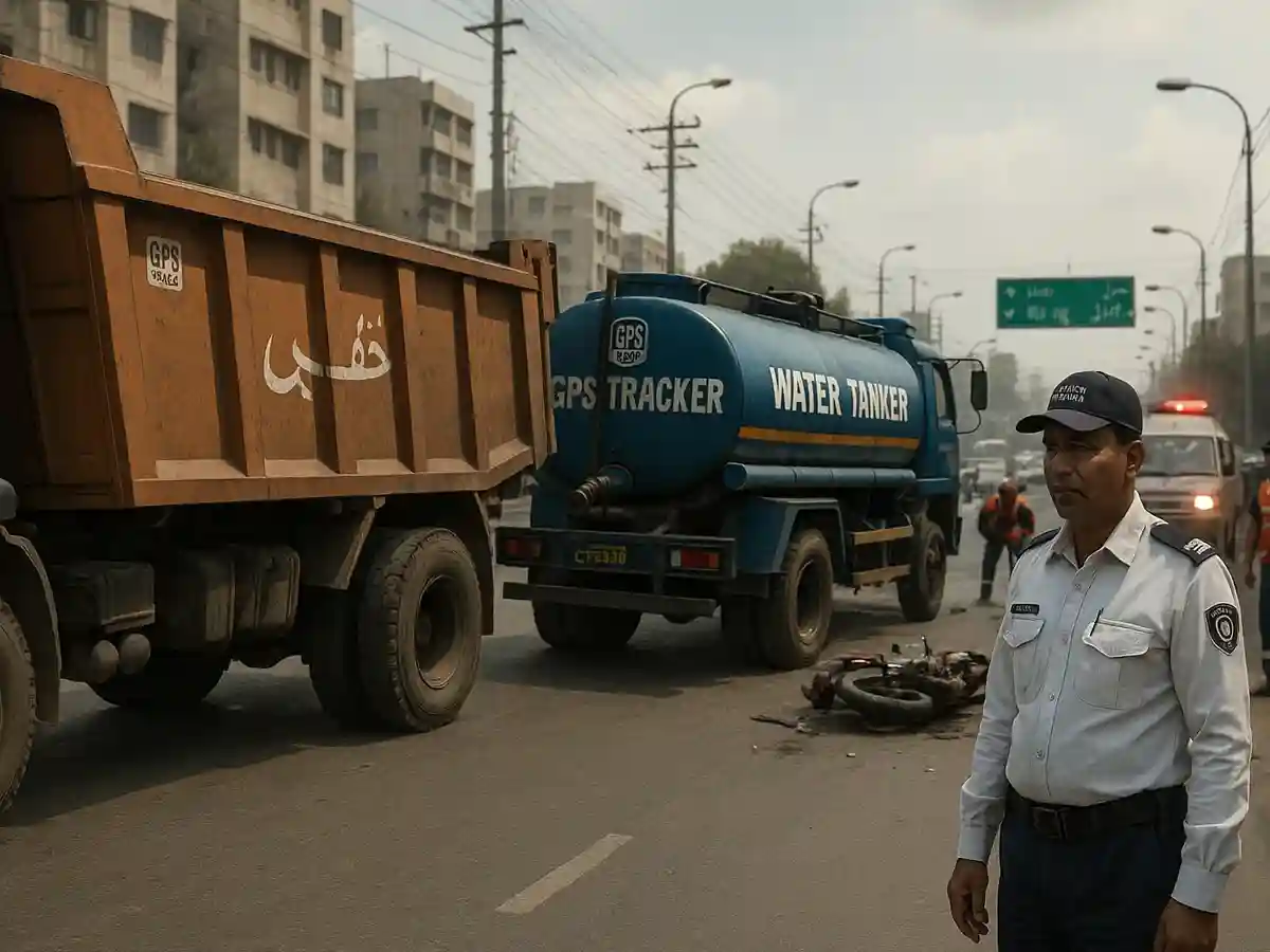 Karachi traffic police heavy vehicle rules
