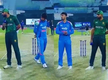 Pak vs Ind handshake