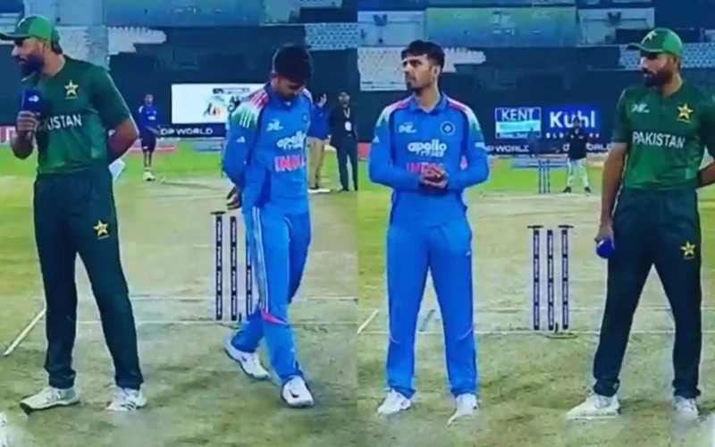 Pak vs Ind handshake