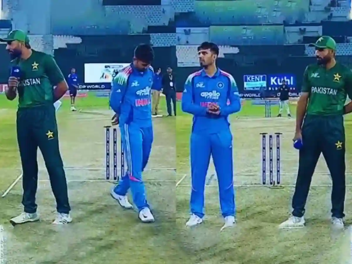 Pak vs Ind handshake