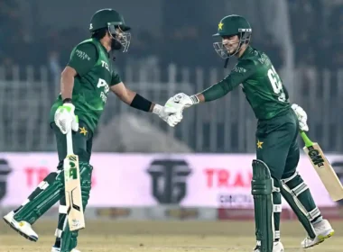 Babar Azam and Saim Ayub
