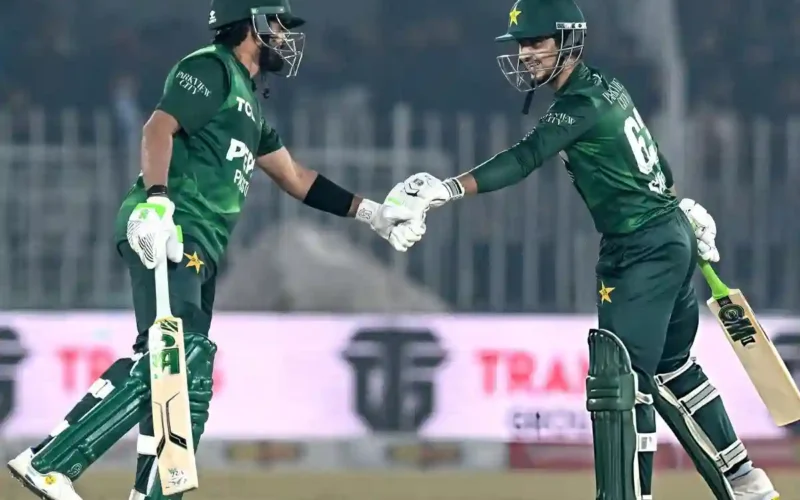 Babar Azam and Saim Ayub
