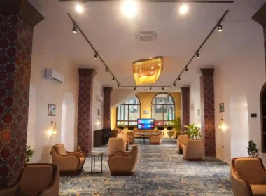 Waiting area at Karachi cantt station