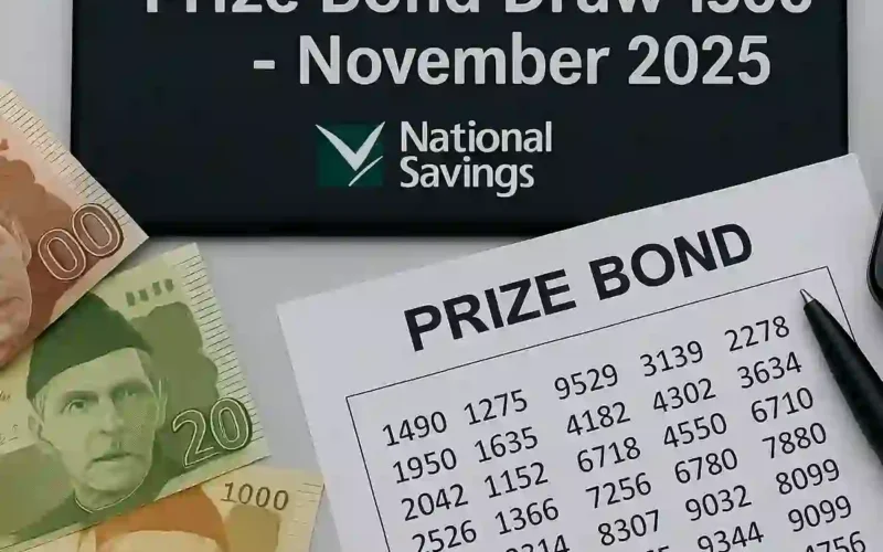 Rs 1500 prize bond draw