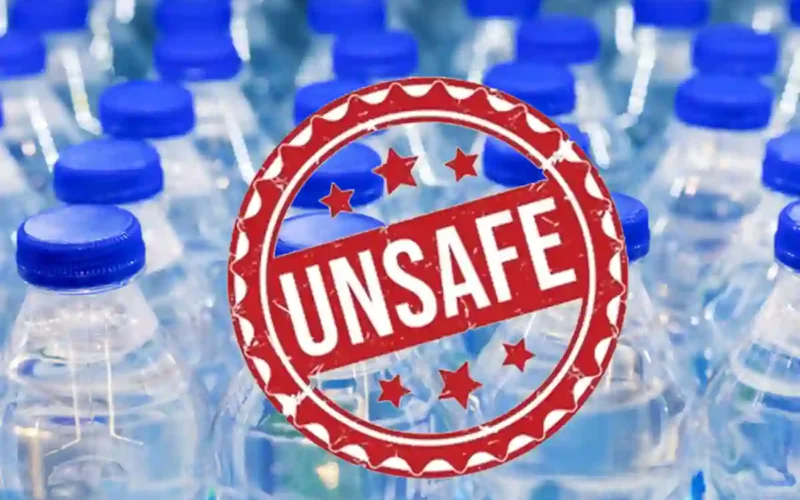 unsafe bottled water brands Karachi