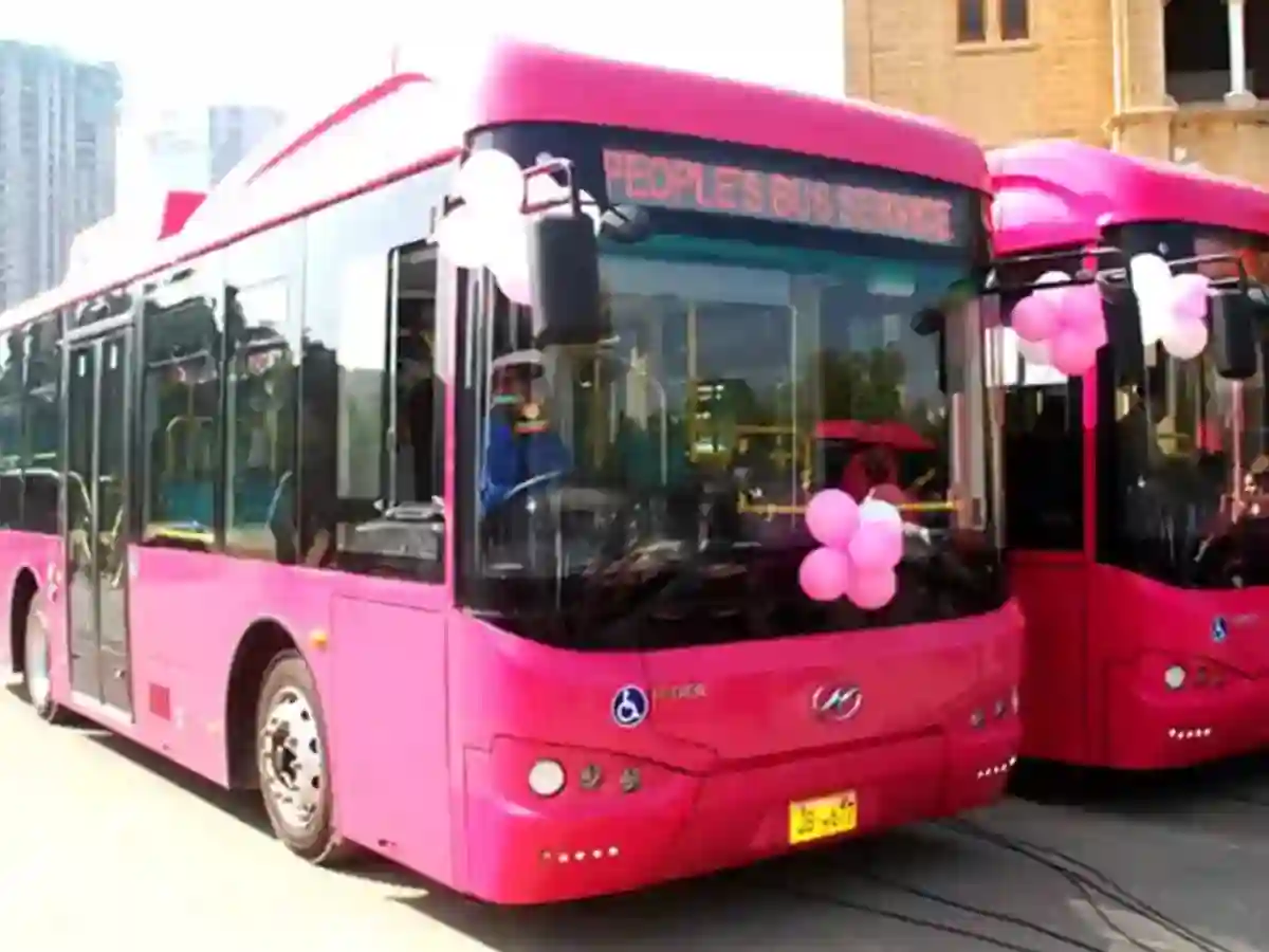 Karachi Pink Bus route